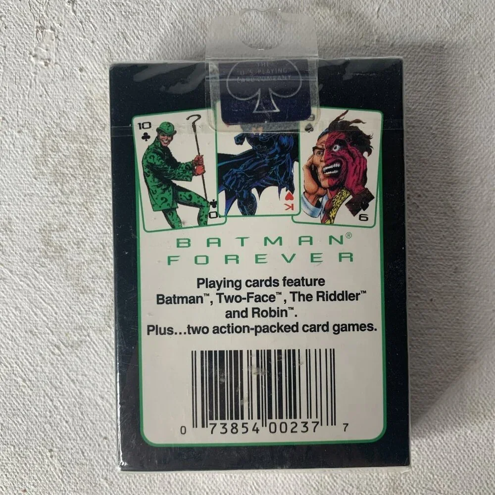Batman Forever Playing Cards - 1994 - New - Sealed